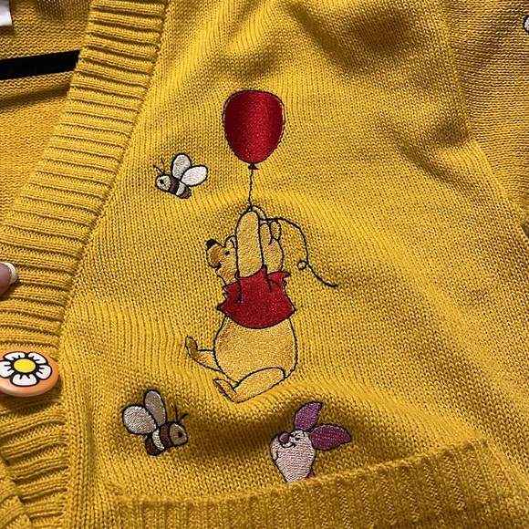 Disney Winnie the Pooh Cardigan. Used - Picture 8 of 9